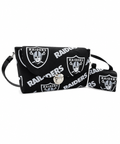 Raiders Handmade Crossbody Purse & Mini Pouch Set